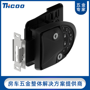 斯科可远程遥控 内外双开电子密码 RV游艇旅居车露营拖车房车门锁