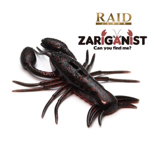 日本RAID ZARIGANIST JR 高仿真龙虾软饵鲈钓竞技饵野钓德州鸡卡