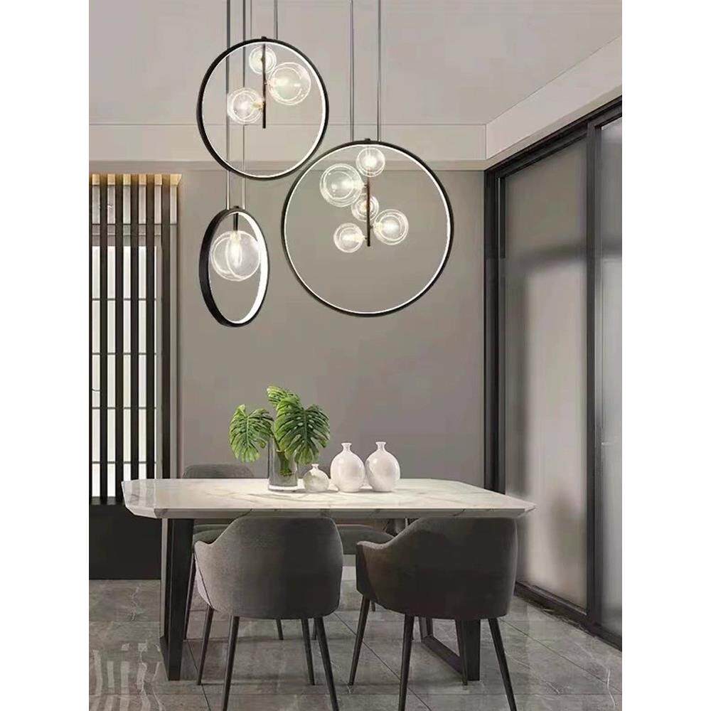 现代北欧魔豆灯后现代工业风格商业创意酒吧灯餐厅吊灯玻璃泡泡餐