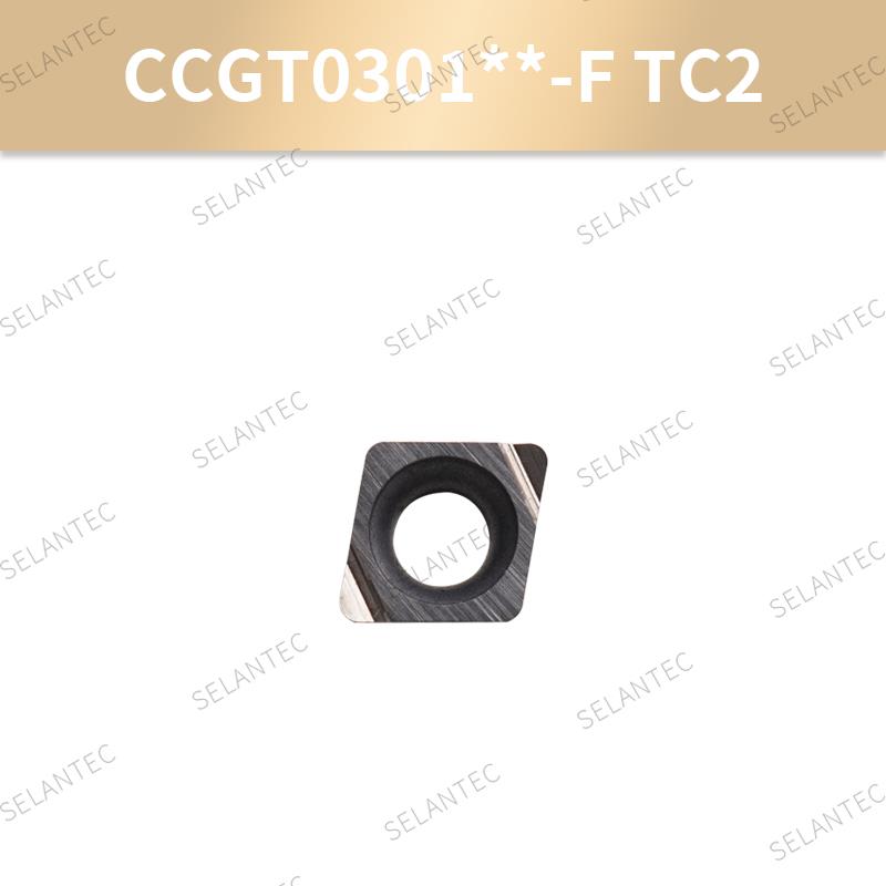 精密级小孔精镗孔刀片CCGT030101/030102/030104L-F替PR930/TN60*
