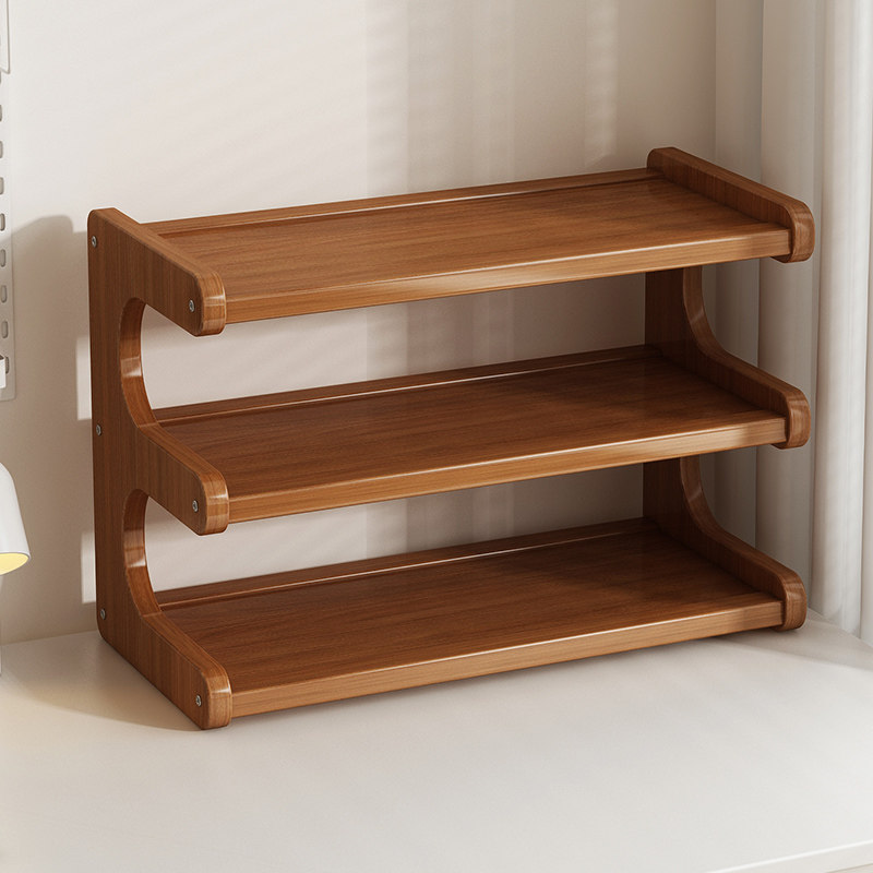 竹海明珠简约现代桌面收纳置物架