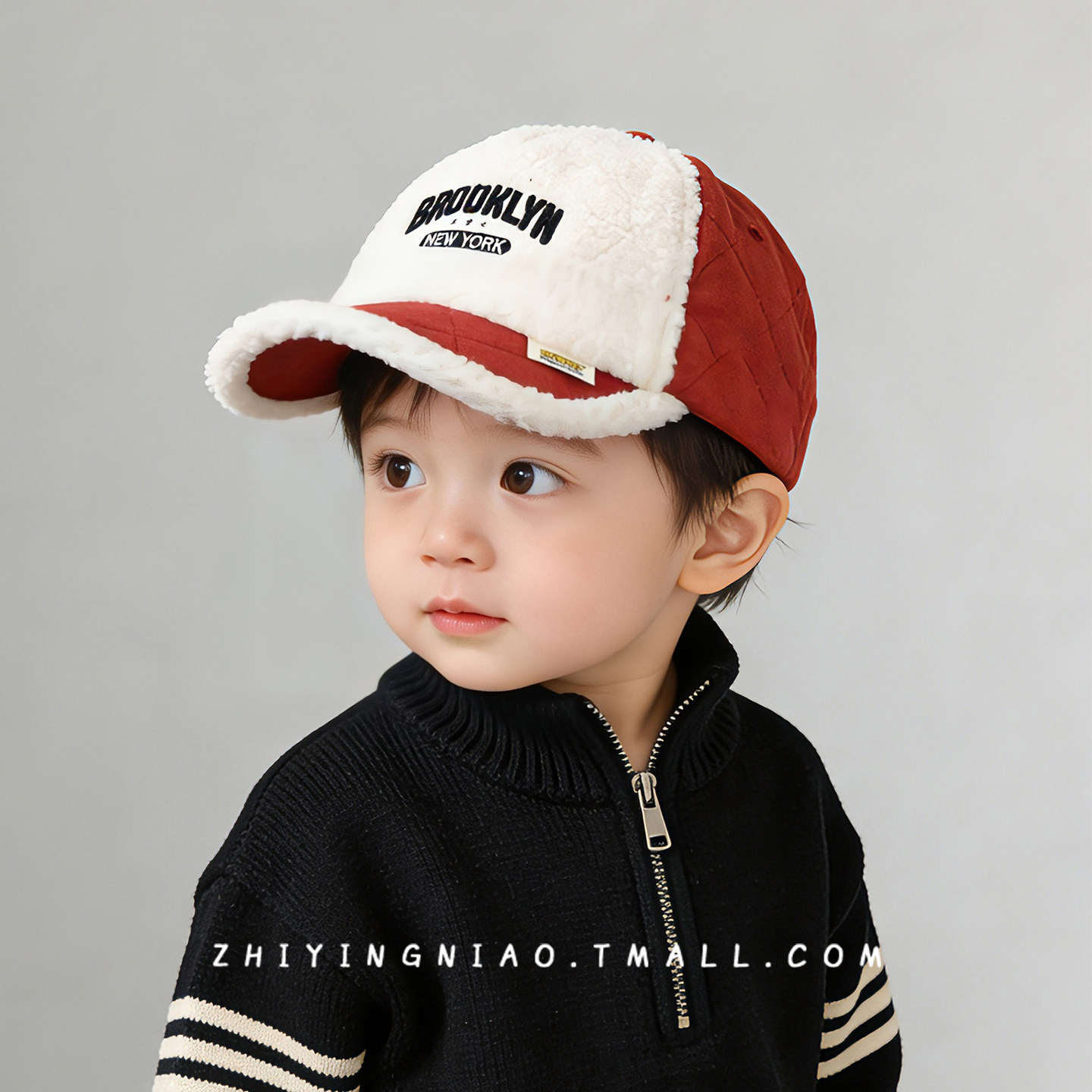儿童帽子秋冬季韩版撞色鸭舌帽加厚保暖男童户外防风宝宝棒球帽潮,童装/婴儿装/亲子装,帽子,淘宝优惠券,粉丝福利购,淘宝优惠卷