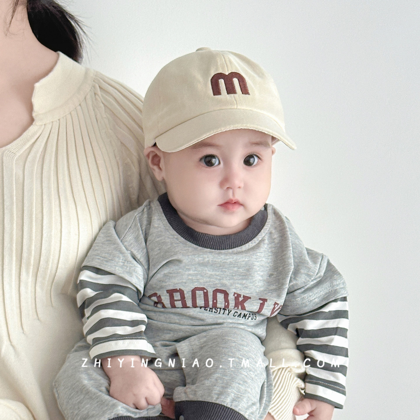 婴儿帽子春秋季鸭舌帽可爱超萌韩版字母小月龄宝宝户外遮阳棒球帽,童装/婴儿装/亲子装,帽子,淘宝优惠券,粉丝福利购,淘宝优惠卷