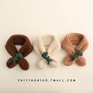 婴儿围巾秋冬季宝宝围脖可爱超萌外出防风冬天加厚保暖男女童脖套