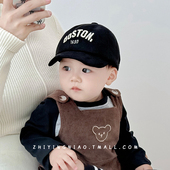 新款 户外防风宝宝秋冬季 儿童棒球帽 鸭舌帽男童韩版 婴儿帽子春秋季