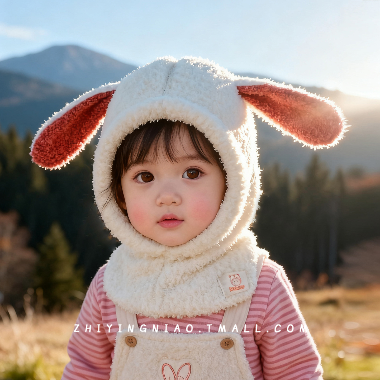 织婴鸟旗舰店可爱超萌宝宝护耳帽