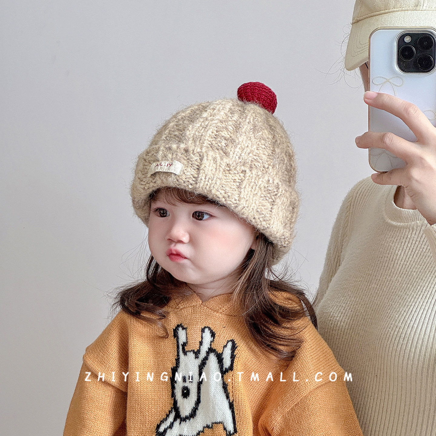 婴儿帽子秋冬季宝宝毛线帽韩版时尚女童针织帽保暖防风儿童护耳帽,童装/婴儿装/亲子装,帽子,淘宝优惠券,粉丝福利购,淘宝优惠卷