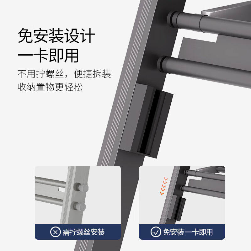 稳纳晾衣架落地折叠凉衣杆双杆X型加厚铝合金伸缩晒衣架免安装带使用感如何?