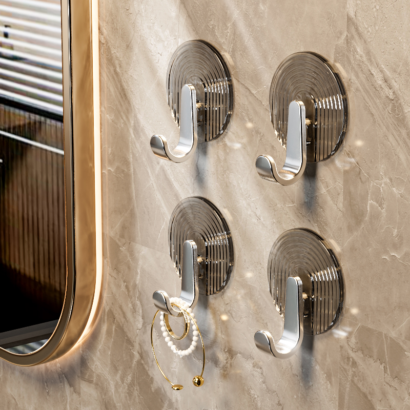 加厚透明高档轻奢家用挂钩墙粘钩