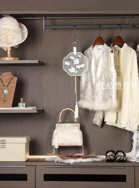 样板房衣帽间新中式软装饰品化妆台托 托盘套装衣服鞋子收纳箱摆