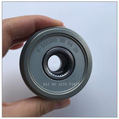 适配F-556500/550532新款依维柯宝迪F1C汽车交流发电机单向皮带轮
