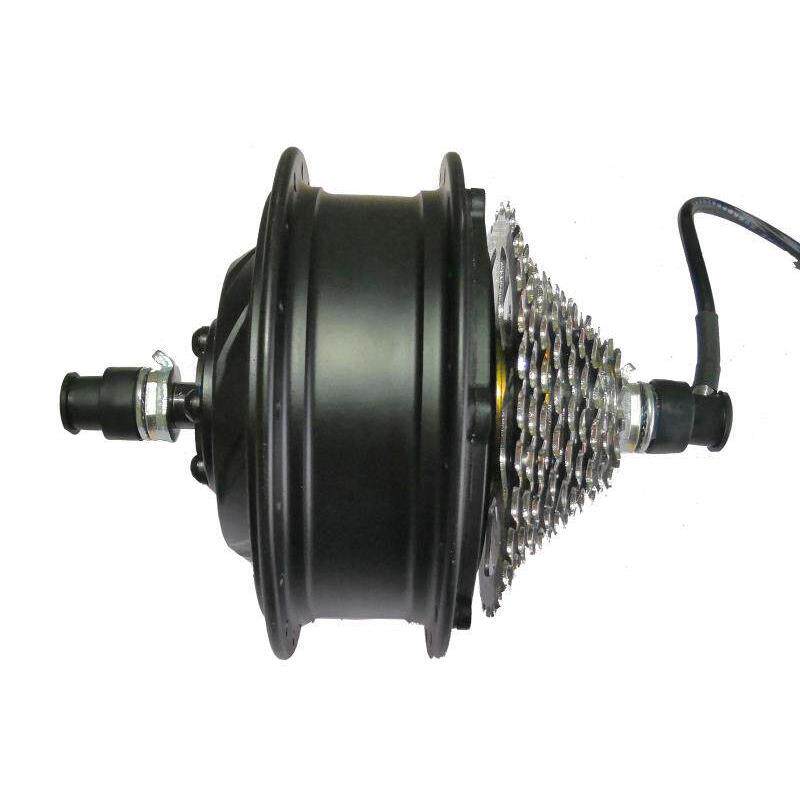 变速山地自行车改装电动车电机36v48v250/350w500w前后驱改装电机