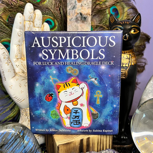 Luck and Healing Oracle Deck进口正版吉祥符号神谕卡桌游卡牌