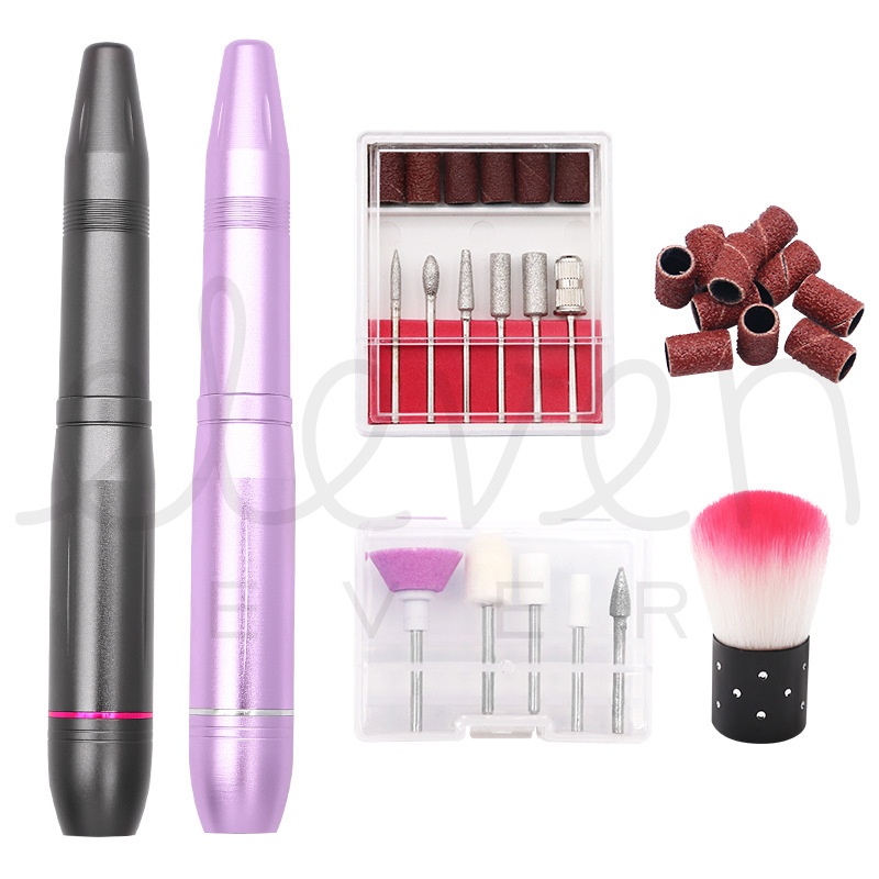 USB便携式美甲打磨机新款美甲打磨笔修甲抛光去死皮美甲店用新款