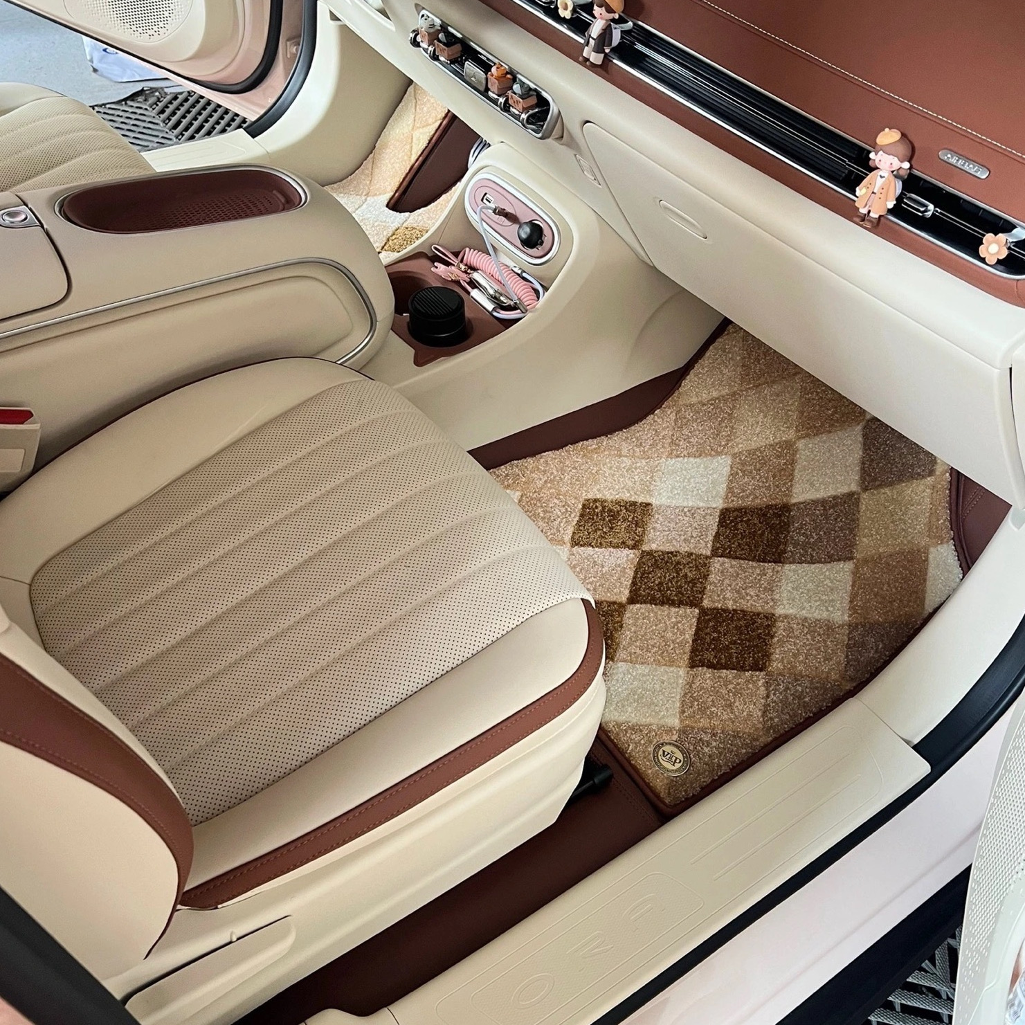 25款欧拉好猫汽车脚垫23款高颜值全包围耐磨芭蕾猫GT黑猫脚垫毯