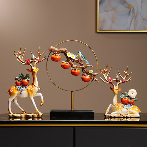 电视柜客厅桌面事事如意装饰摆件