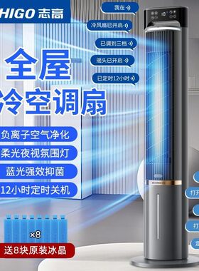 志高空调扇家用电风扇单冷塔扇