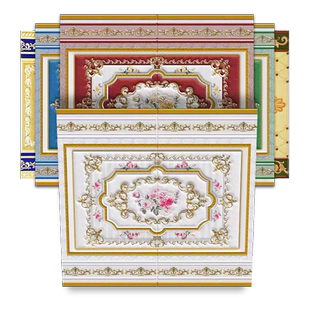 炕床墙贴防水防潮自粘防撞软包榻榻米墙围靠背装饰墙壁贴纸民族风