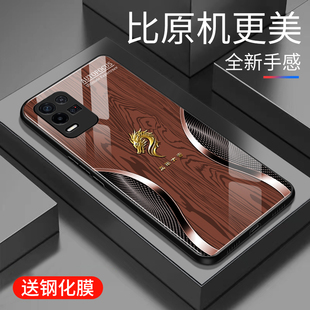 适用于OPPOk9x手机壳玻璃简约新款硬壳个性k9x小众创意保护套镜面时尚OPPO潮牌硅胶手机套超薄外壳高颜值