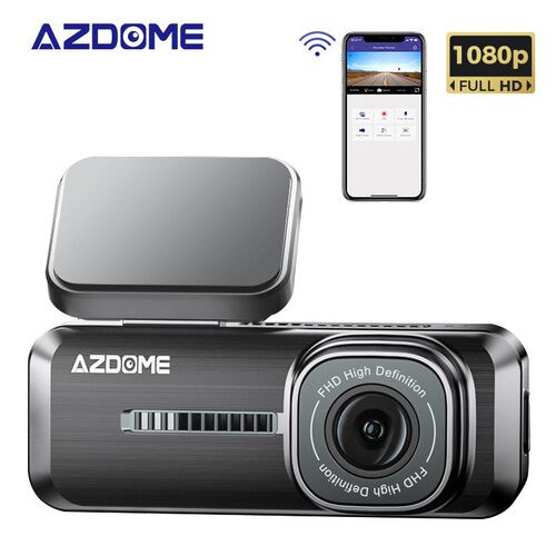 AZDOME行车记录仪1080高清广角夜视重力感应停车监控WIFI手机互联