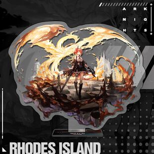 明日方舟动漫大立牌德克萨斯浊心斯卡蒂能天使菲亚梅塔亚克力摆件