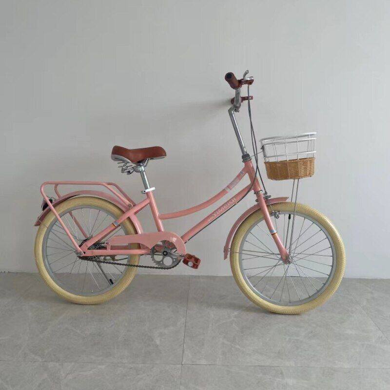 复古韩版儿童自行车4岁-10岁男女宝宝脚踏车小孩单车带辅助轮骑行