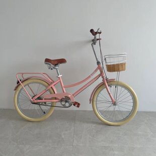 复古韩版 10岁男女宝宝脚踏车小孩单车带辅助轮骑行 儿童自行车4岁