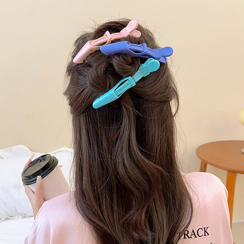 鳄鱼夹美发无痕发夹刘海鸭嘴发卡