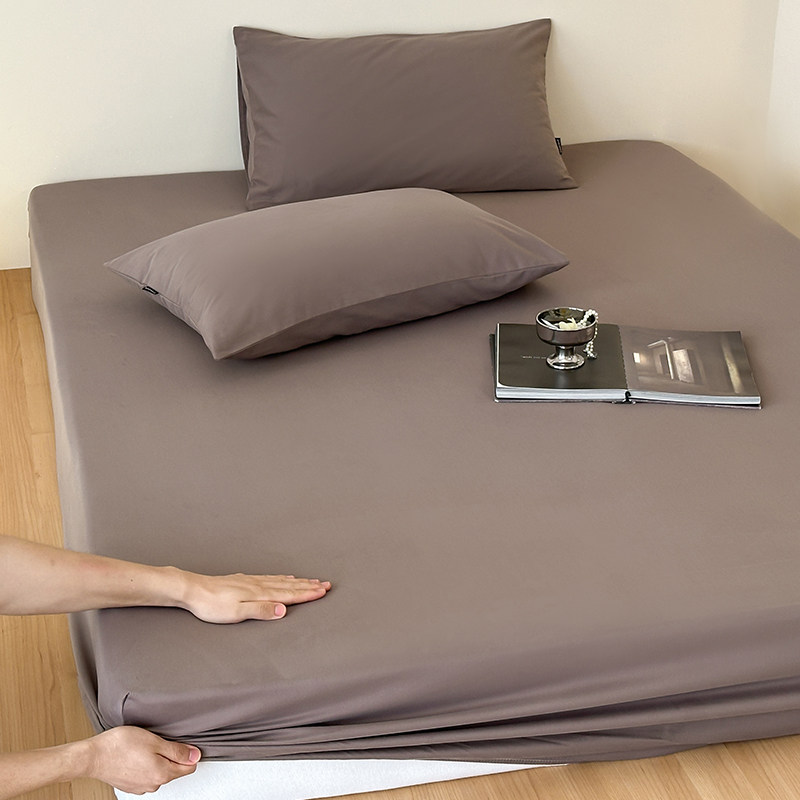 高支高密全棉磨毛床笠长绒棉纯棉床罩三件套加厚床垫保护罩防尘罩,床上用品,床笠,淘宝优惠券,粉丝福利购,淘宝优惠卷