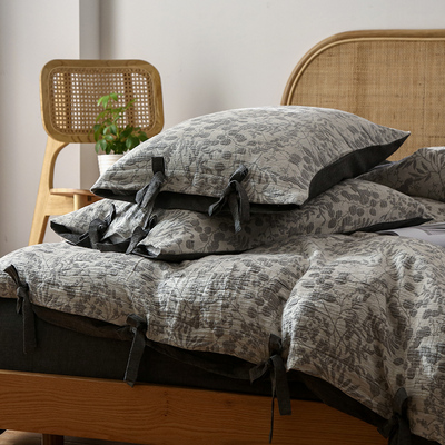 A类高端美式双层纱被套四季通用