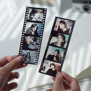 人生四格定制反转胶片打印菲林相片礼物书签纪念情侣光影