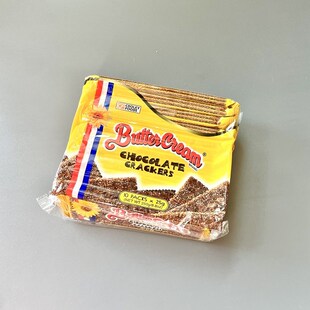 CrOeam巧克力饼干250g 进口菲律宾向日葵Butter 超薄脆 小饼干