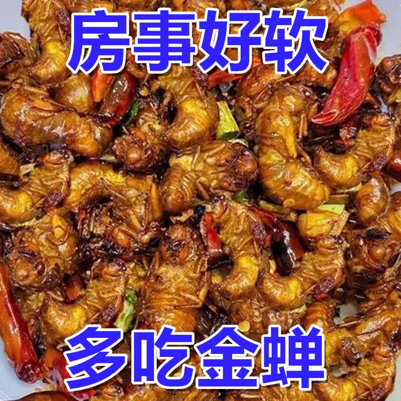 野生金蝉油炸知了猴河南特产炸金蝉知了龟爬叉开袋即食唐僧肉熟食