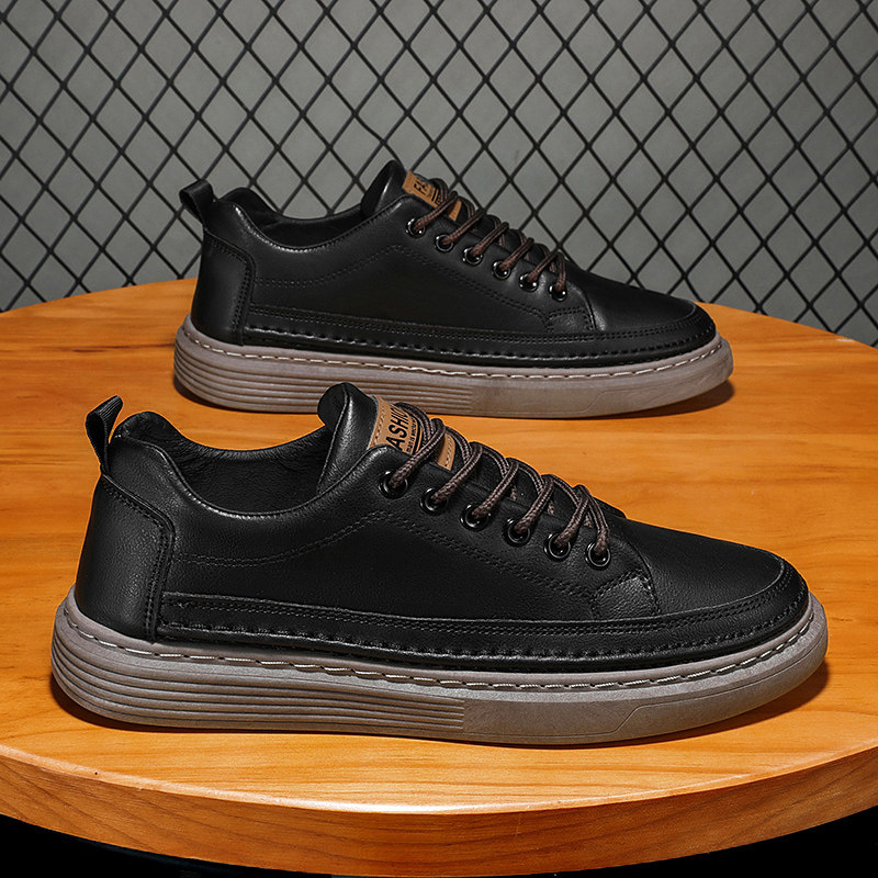 남성화 봄철 노동보험 스포츠 및 캐주얼 가죽신 비즈니스 정장 작업 요리사 미끄럼 방지 신발 트렌디 신발