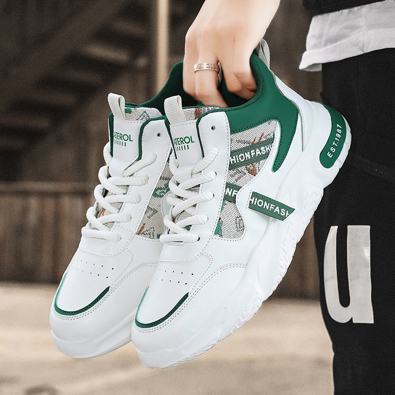 2026新款高帮老爹鞋男士厚底增高黑色休闲运动鞋 ins 潮鞋时尚鞋,流行男鞋,老爹鞋,淘宝优惠券,粉丝福利购,淘宝优惠卷