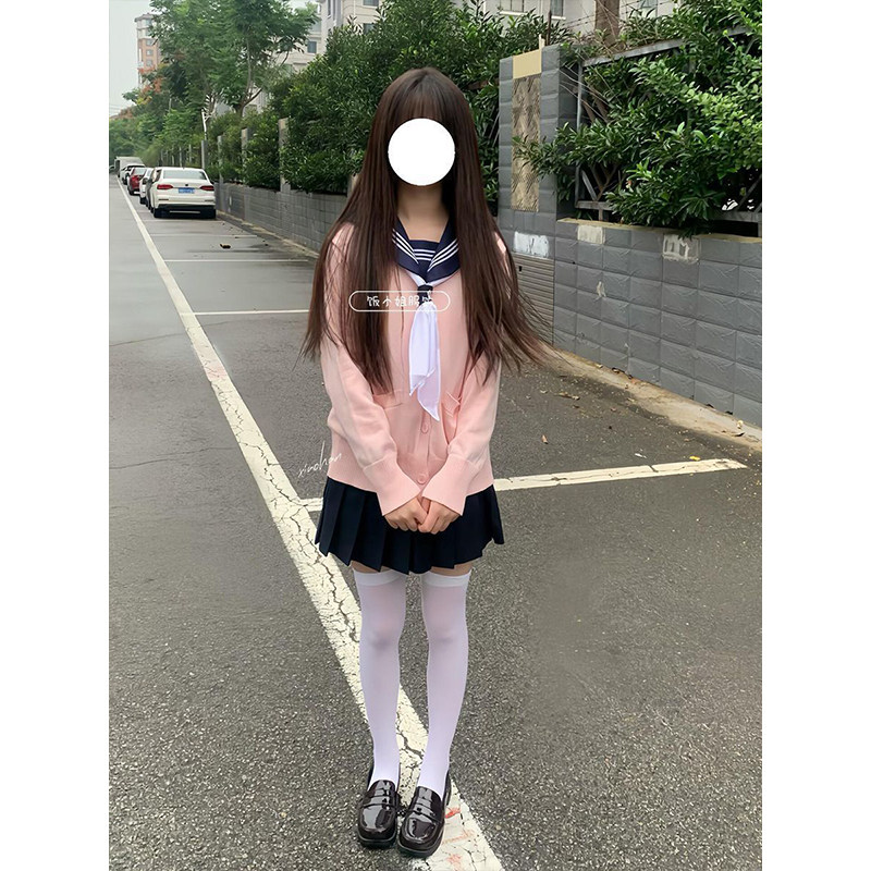 日系JK制服针织衫温柔风开衫毛衣外套基础款水手服短裙套装早春款,女装/女士精品,时尚套装,淘宝优惠券,粉丝福利购,淘宝优惠卷