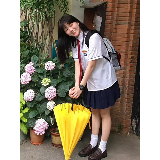 背着善宰跑韩国校服班服学院风JK制服林率同款衬衫百褶裙套装女夏