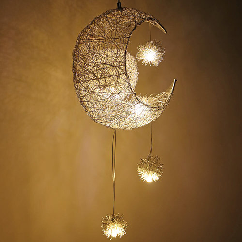 好货Modern Pendant Ceiling Lamps Moon Star Chandelier Hangin