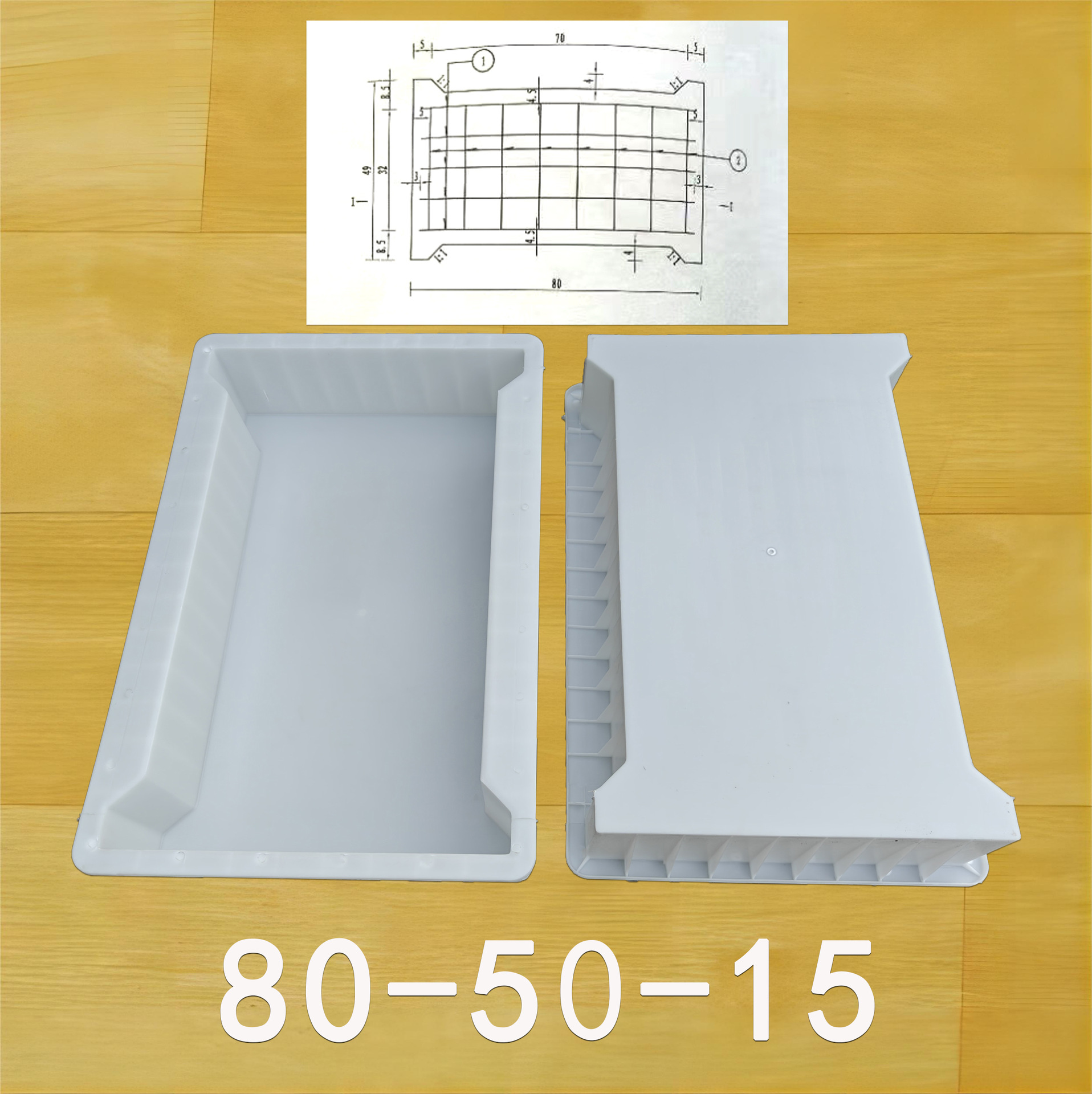 水沟盖板塑料模具水泥混凝土道路水渠盖板模具注射成型塑料模具
