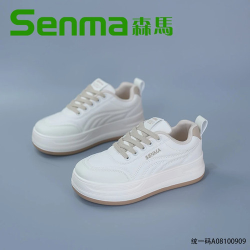 森马女鞋百搭厚底小白鞋板鞋
