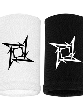 Megadeth护腕麦格戴斯乐队重金属摇滚朋克吉他KISS加压护手腕腕带