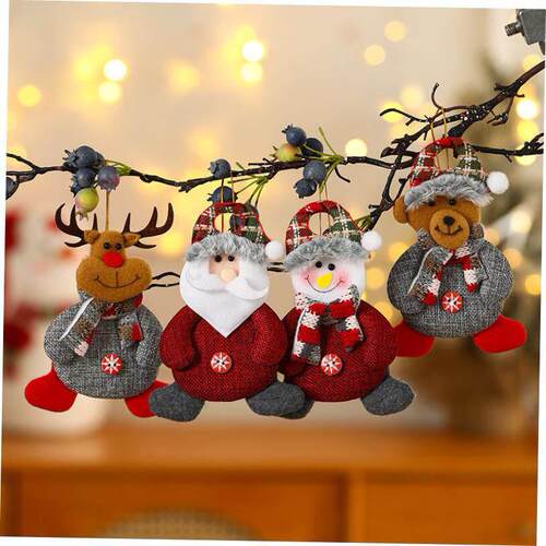 Christmas fabric doll hanging christmas decoration?tree