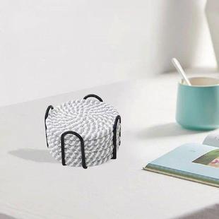 Absorbent Natural Coasters Rope Woven Cotton