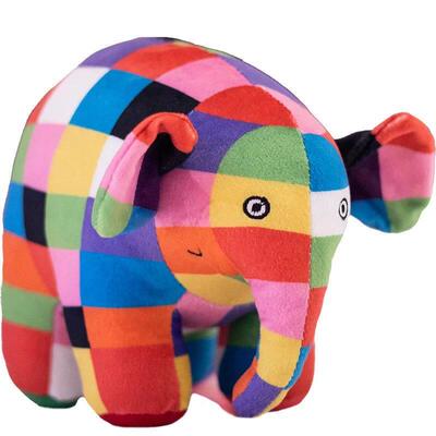 Kawaii Anime Elmer The Elephant Figure Plush Doll Cute Carto