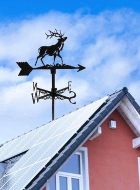 Buck Shape Weathervane Roofs Weather Vane Outdoor Ornament