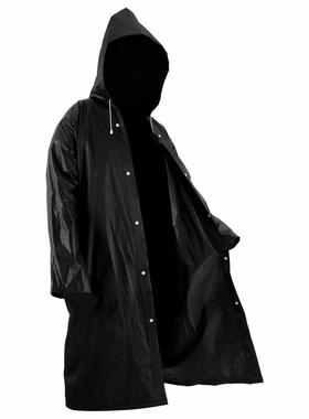 Men Women Raincoat Outdoor Rainwear EVA Cloth Hoodie Long Ra
