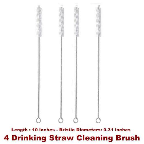 Drinking Straw Cleaning Brush Bristle Cleaner for Washing