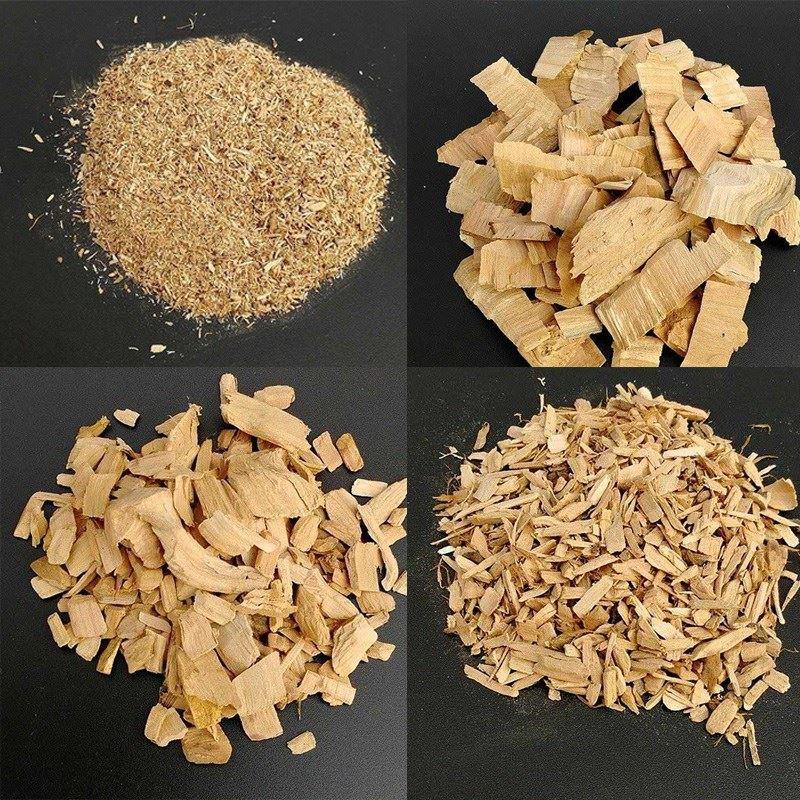 1000g BBQ Smoker Wood Chips Apple Pear Cherry Hickory Nature