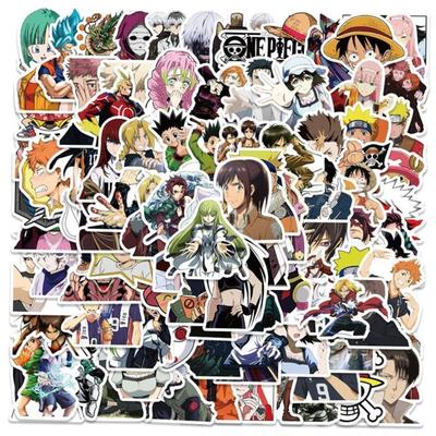 50Pcs Mix Anime Stickers NARUTO ONEPIECE Graffiti Sticker Wa
