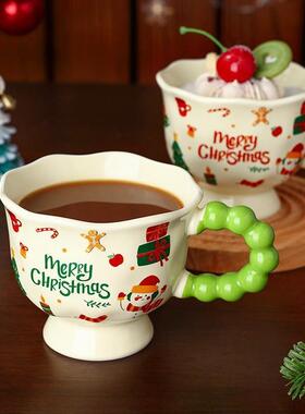 Holiday Ceramic Mug, Cute Christmas Themed Coffee Cup陶瓷杯